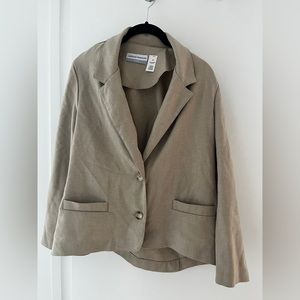 Urban Renewal Vintage Lightweight Blazer, Size S/M in Tan